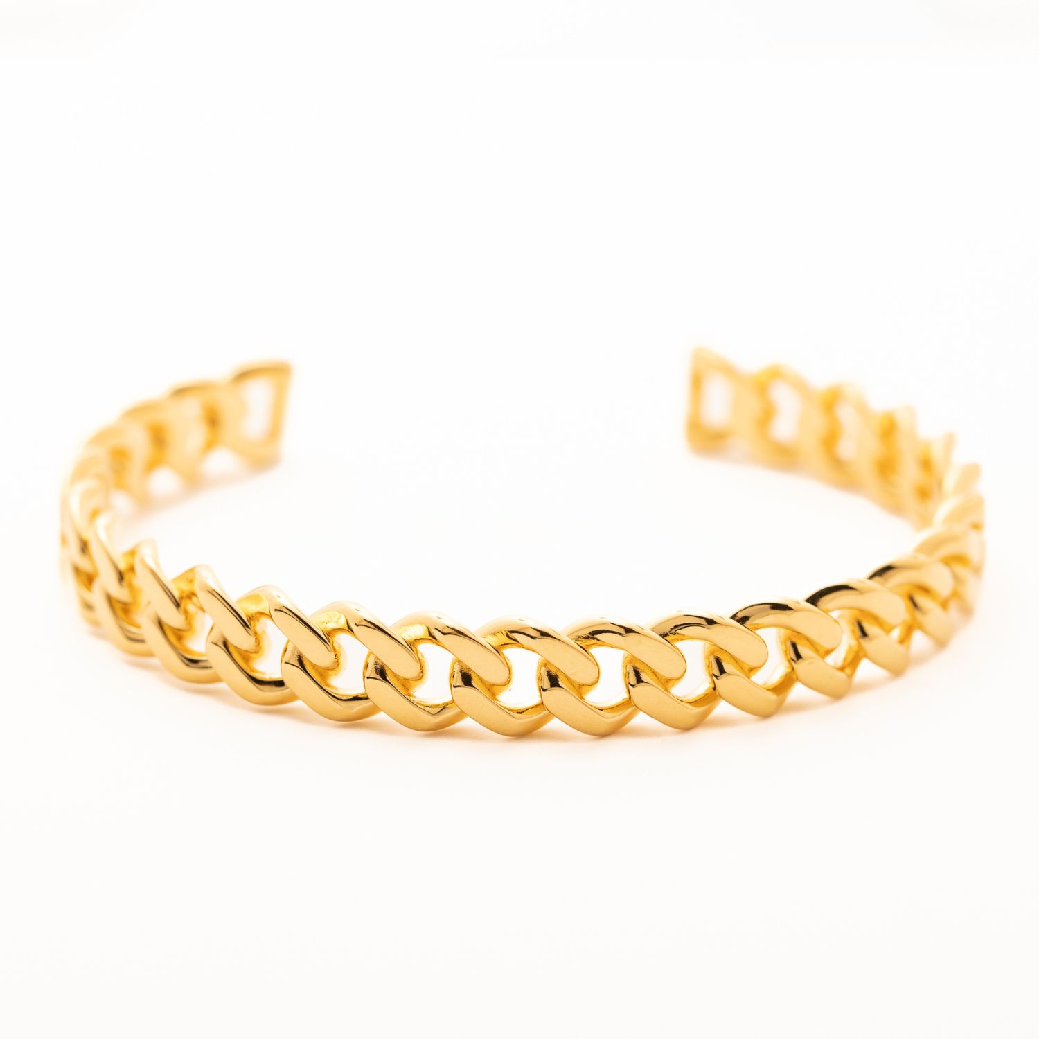 Belinda Jewelz Women's Gold Sheila Open Cuff Bangle In Gold