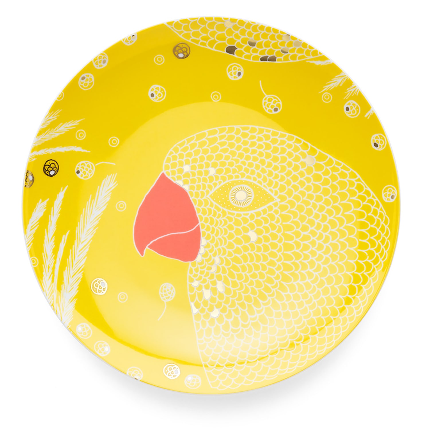 Arro Porcelain Warm Yellow Dinner Plate In Yellow
