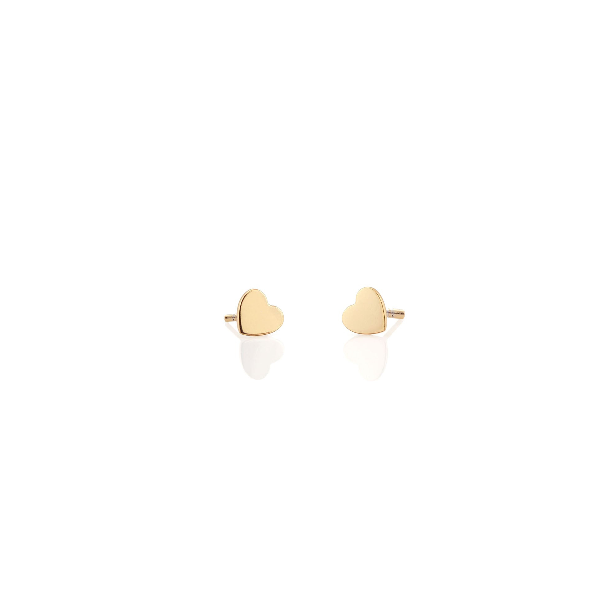 Kris Nations Women's Gold Heart Stud Earrings In Gold