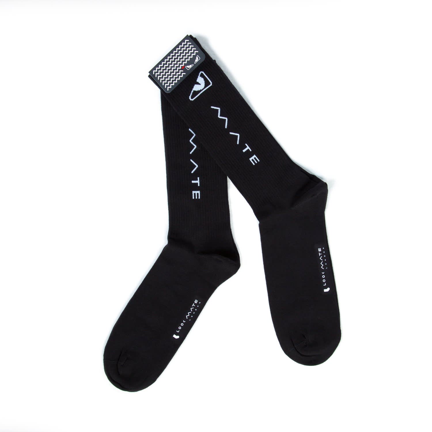 black cotton socks