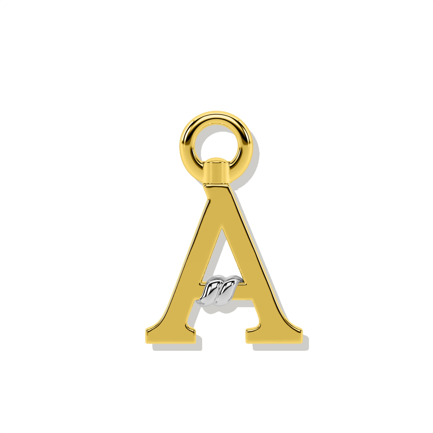 Women’s Unius Letter Charm - Gold Oni Fine Jewelry