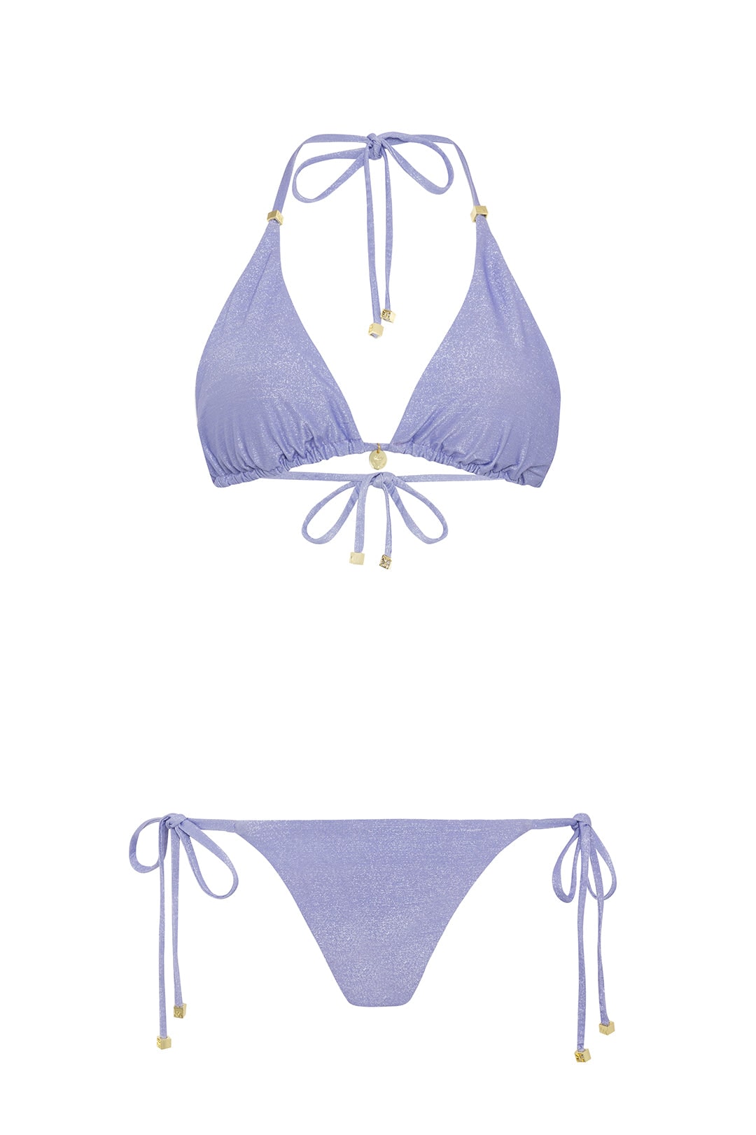 Leyla Maya Women's Purple Millie Bikini Set - Lavender Mist In Purple