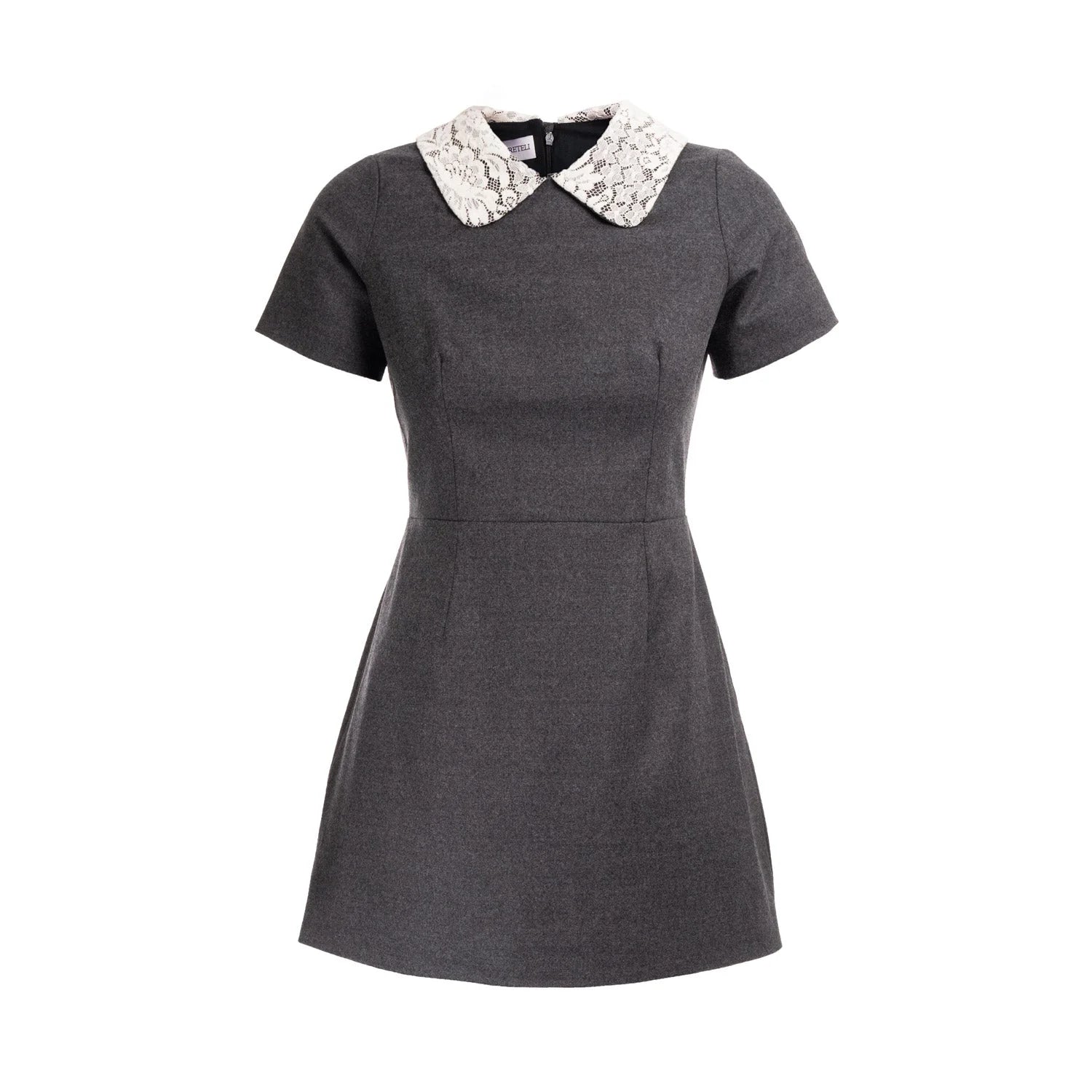 Sofia Tsereteli Women's Short Wool Dress - Grey In Grey