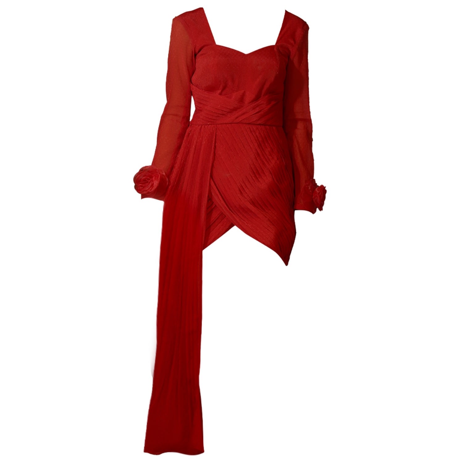 Muda Clothing Fz Llc Women's Rose Mini Dress - Red In Red