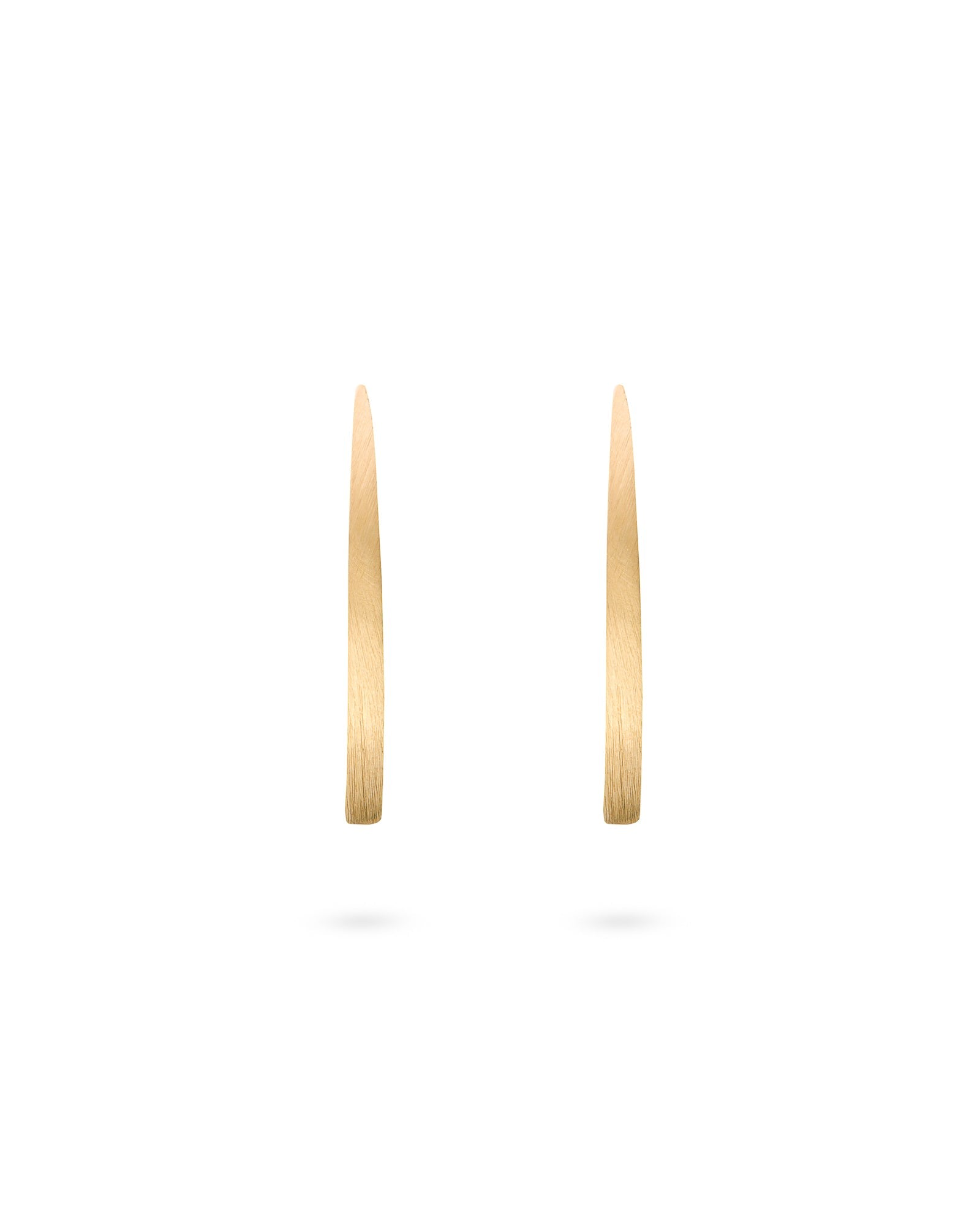 Eloise Jewelry Women's Gold Crescent Moon Earrings Long In Gold