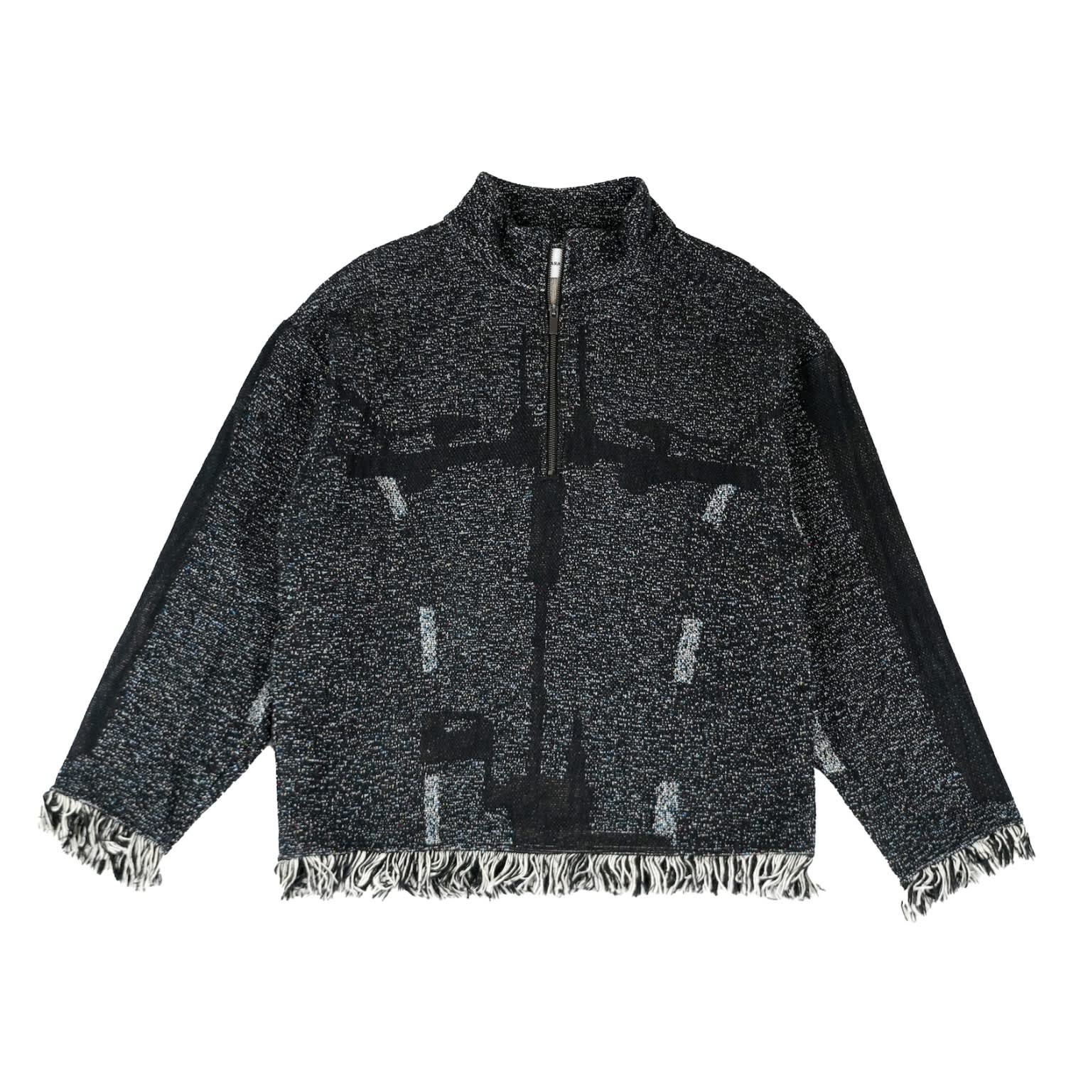 Clara Son Black / Grey / Neutrals Reminiscence Tapestry Pullover - Charcoal