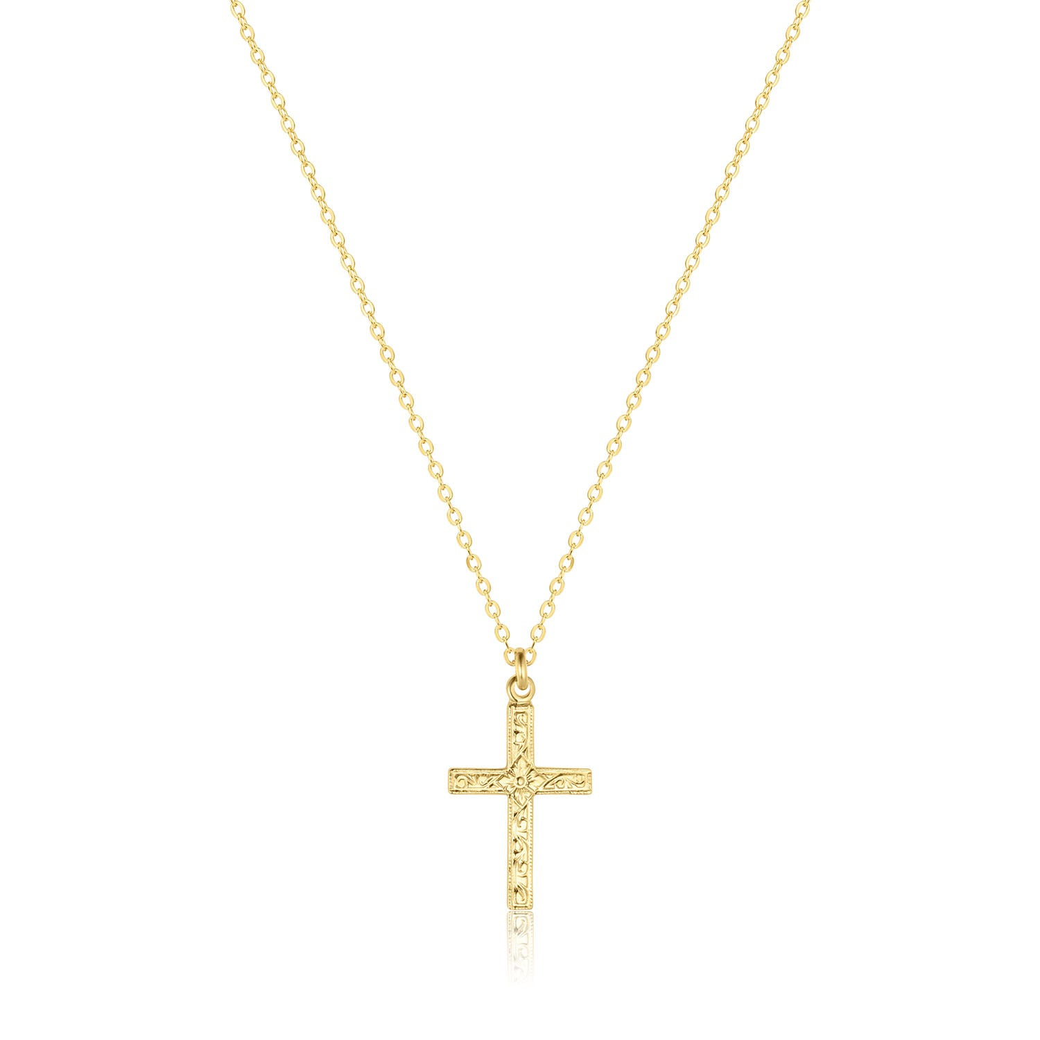 Set & Stones Women's Gold Levi Cross Necklace