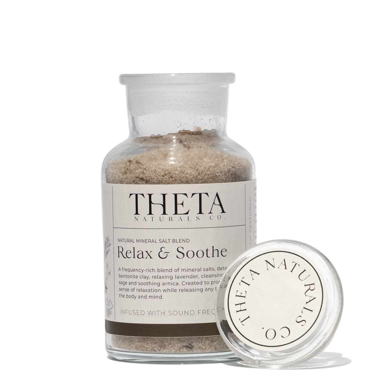 Theta Naturals Co. Neutrals Relax & Soothe - Bath Salts - Lavender, Sage & Arnica In Green/purple