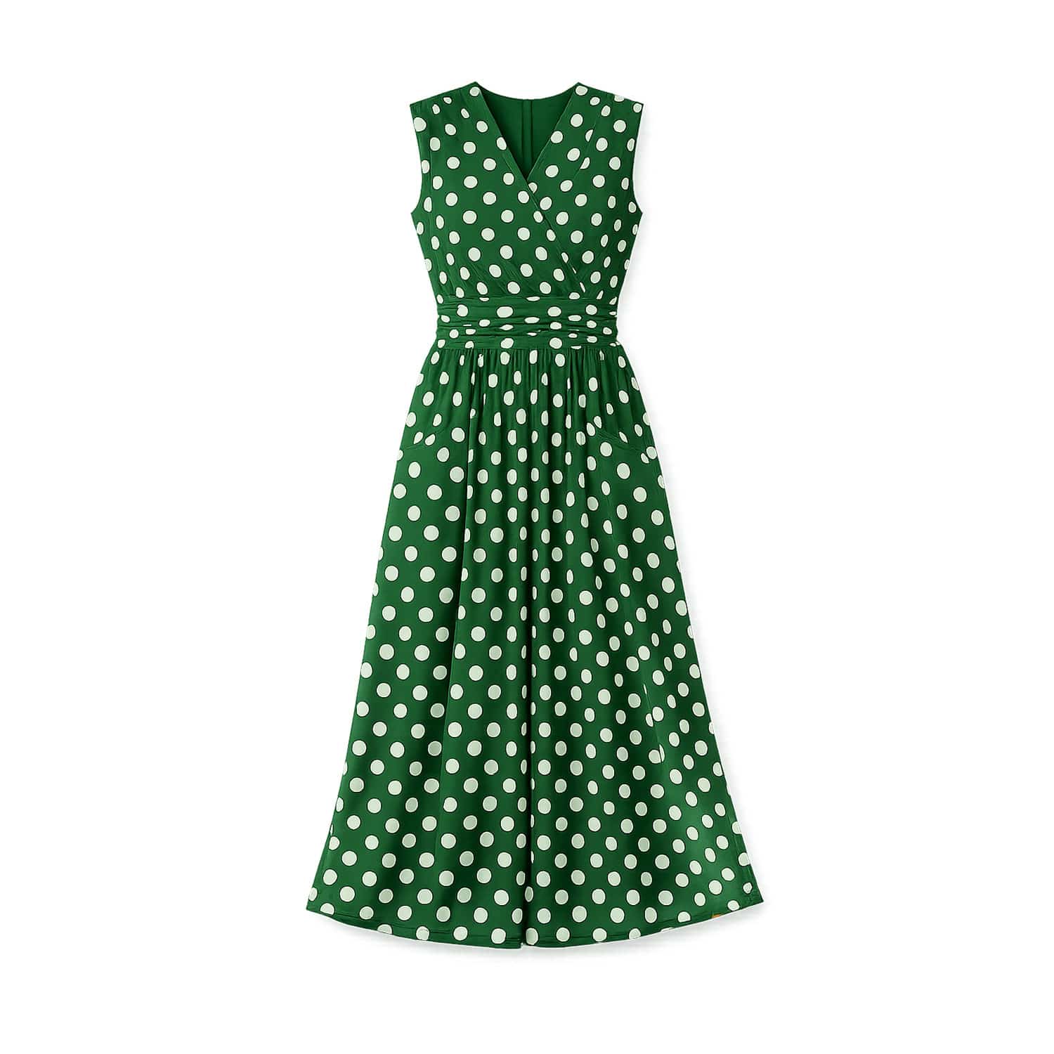 slim fit dress slacks Green Yumi Dress main image 1