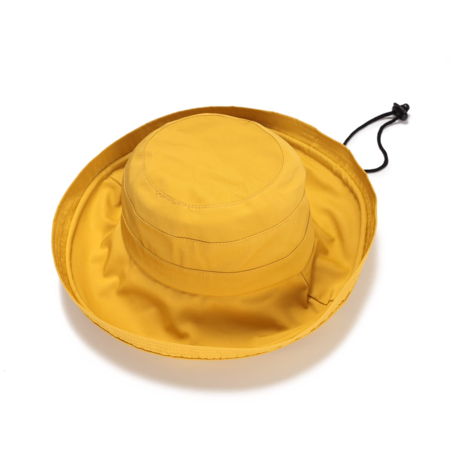 Justine Hats Women's Yellow / Orange Cotton Hat With Turn Up-down Brim