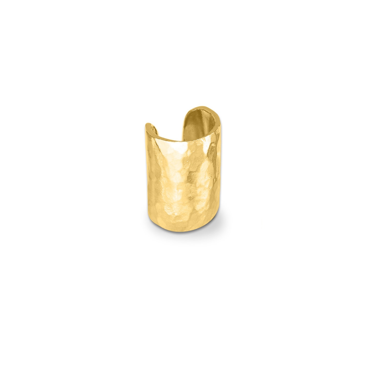 Gold Men’s Long Straight Nomad Ear Cuff In Vermeil Dower & Hall