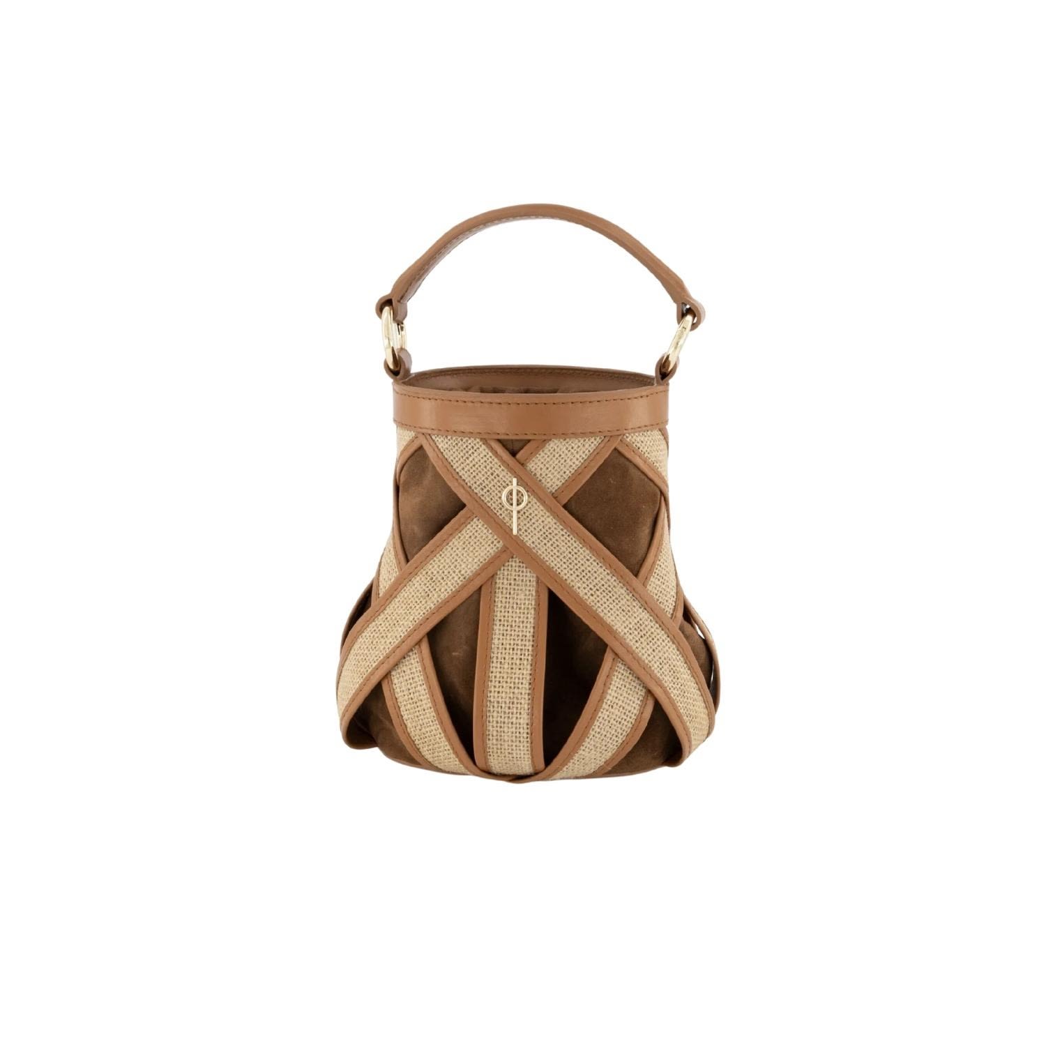 Women’s Brown Olina Jute Crossbody - Tan Otrera