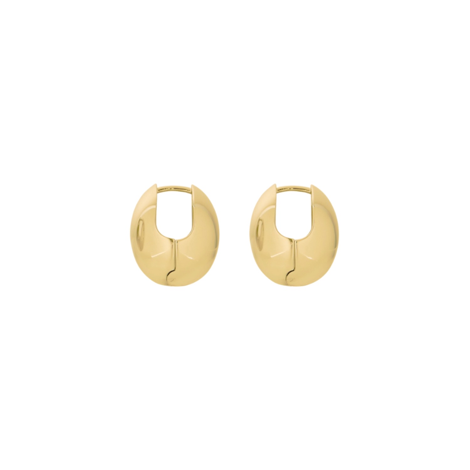 Pourquoi Women's Egg Petite Hoops Gold In Gold