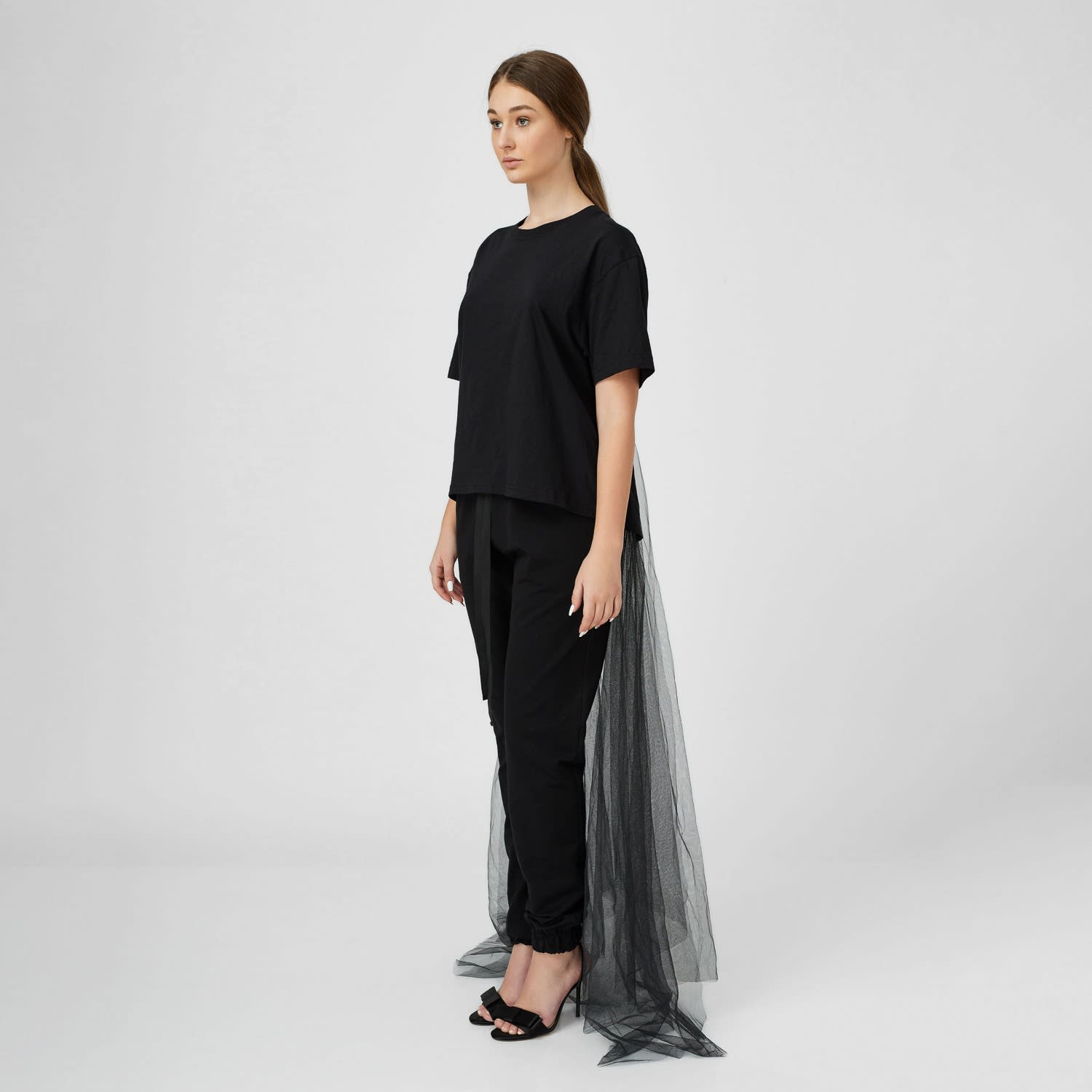 Tulle Train T-shirt by LIA ARAM