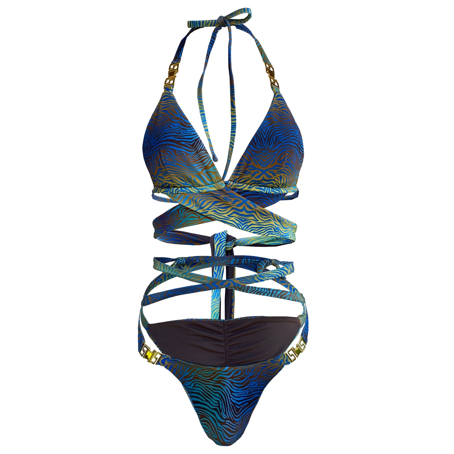Touch By Adriana Carolina Women's Quirk Bikini Set In Blue