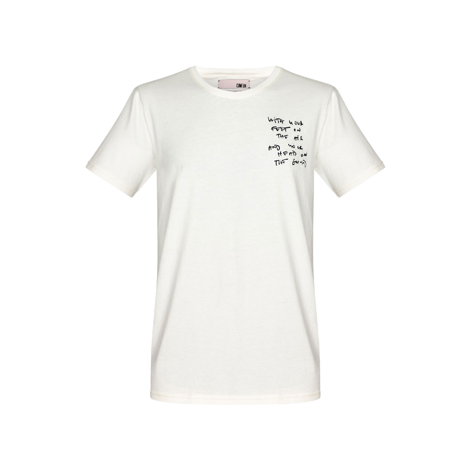 Come On Men's Pixies T-shirt White In White