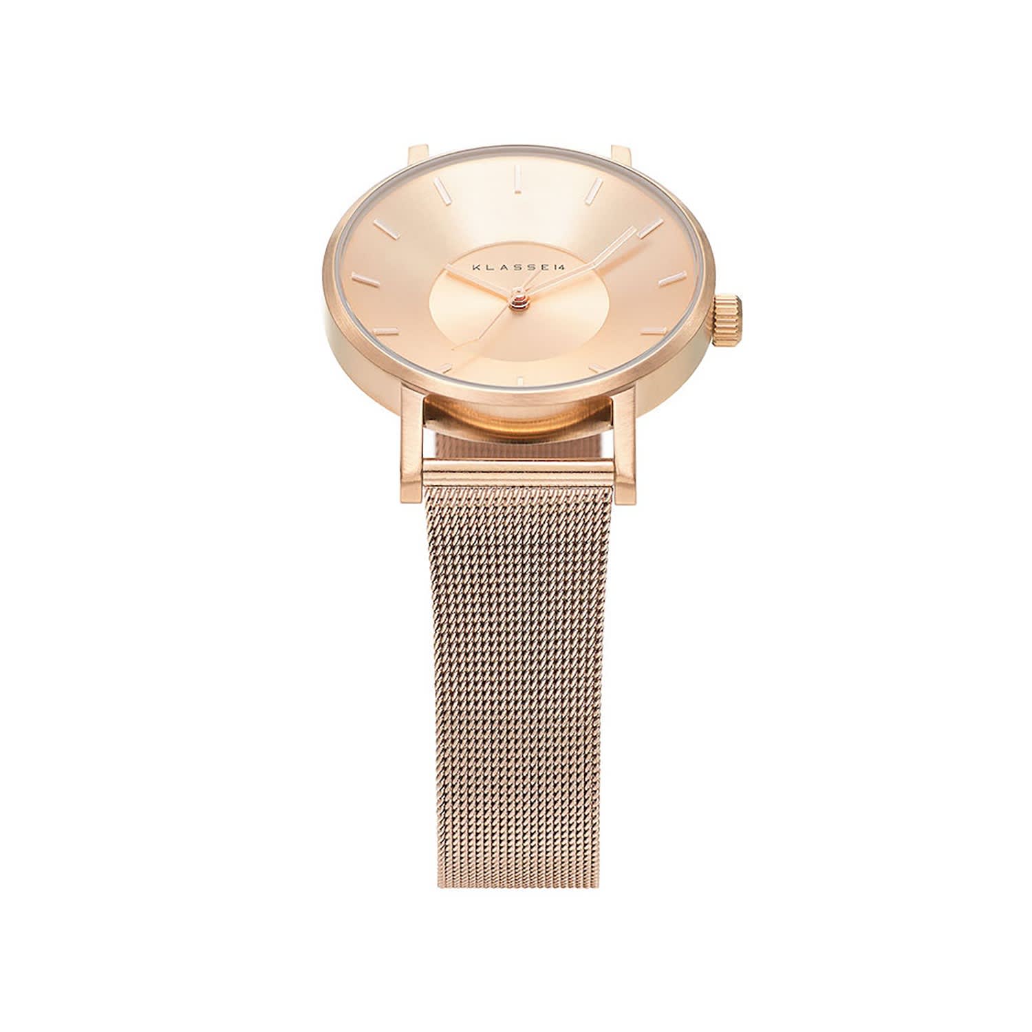 Volare Rose Gold With Mesh Band 36Mm | KLASSE14 | Wolf & Badger