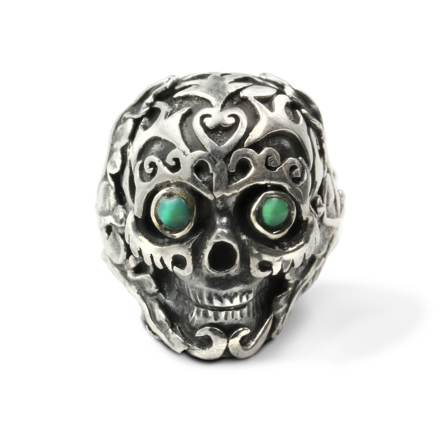 The Jewellery Store London Women's Blue / Silver Mystic Sea Ring With Turquoise In Sterling Silver