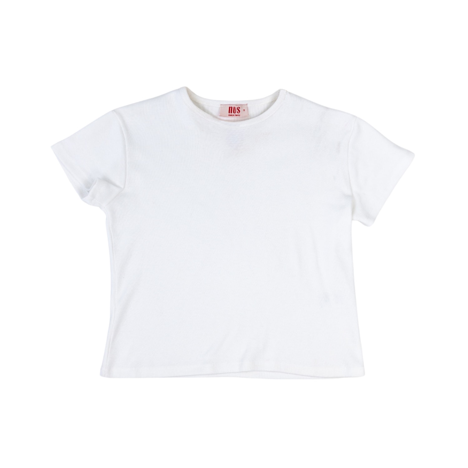 Maison Des Nus Women's White The Evil Eye Rib Tee In White
