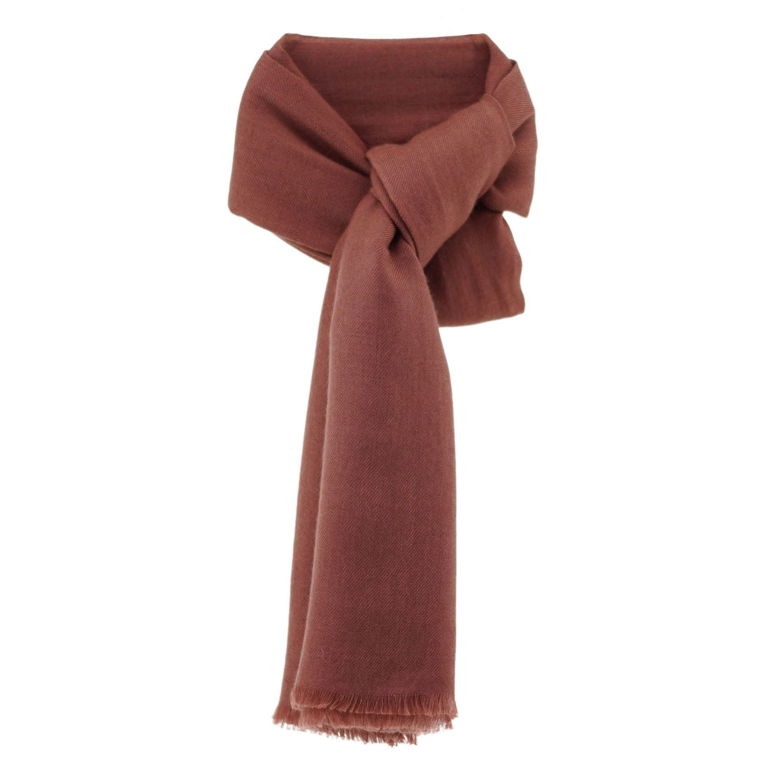 Women’s Red Marsala Cashmere Maroon Scarf - Unisex Scarves by Franci