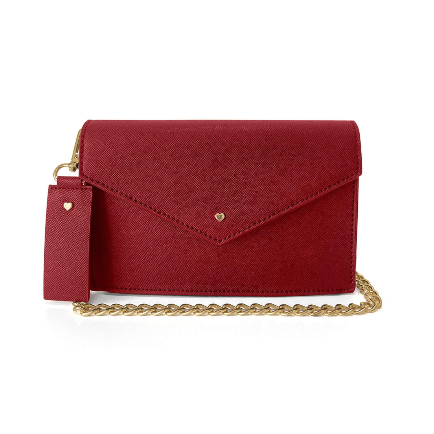 Women’s Ever Envelope Crossbody Bag - Red One Size Jlr London