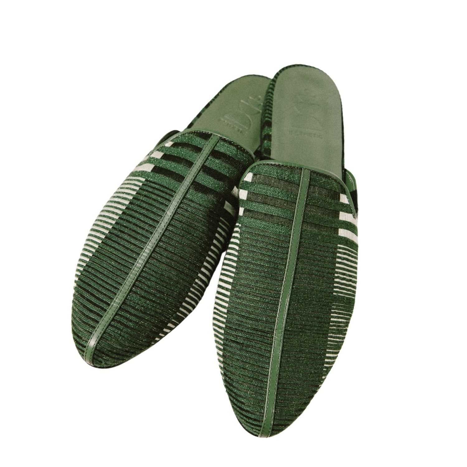 Ifsthetic Men's Pekäk Lounge Slippers - Iroko Green In Green