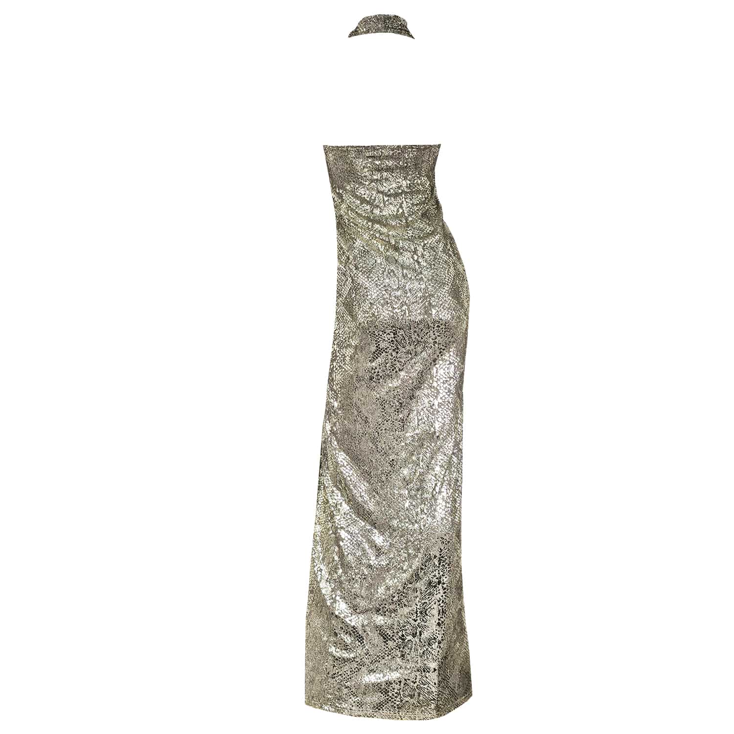 snakeskin sequin dress Snakeskin Sequin & Lace Midi Dress  Anna Sui