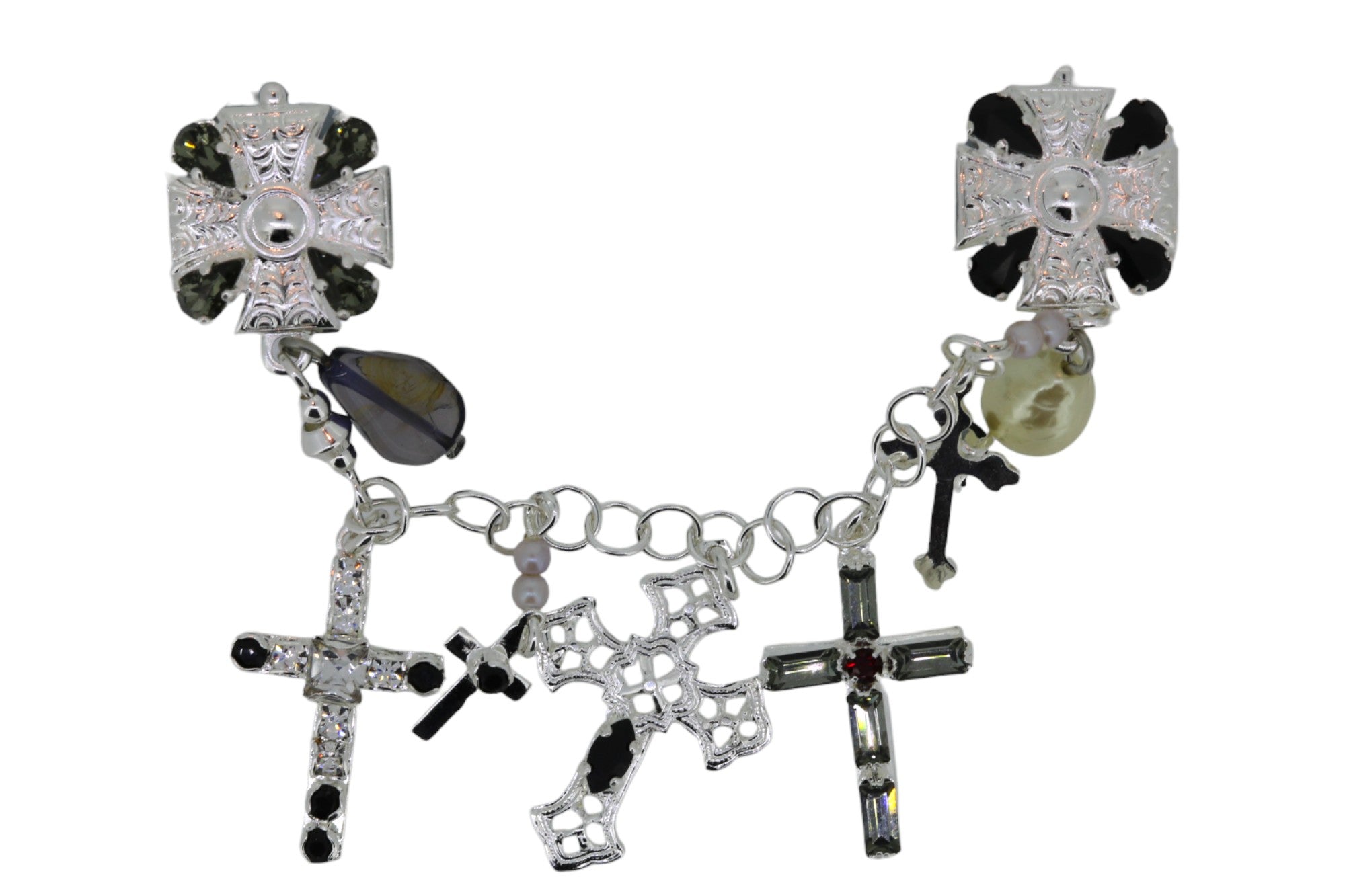 Vickisarge Men's Black / Silver The Silver Sin Pin