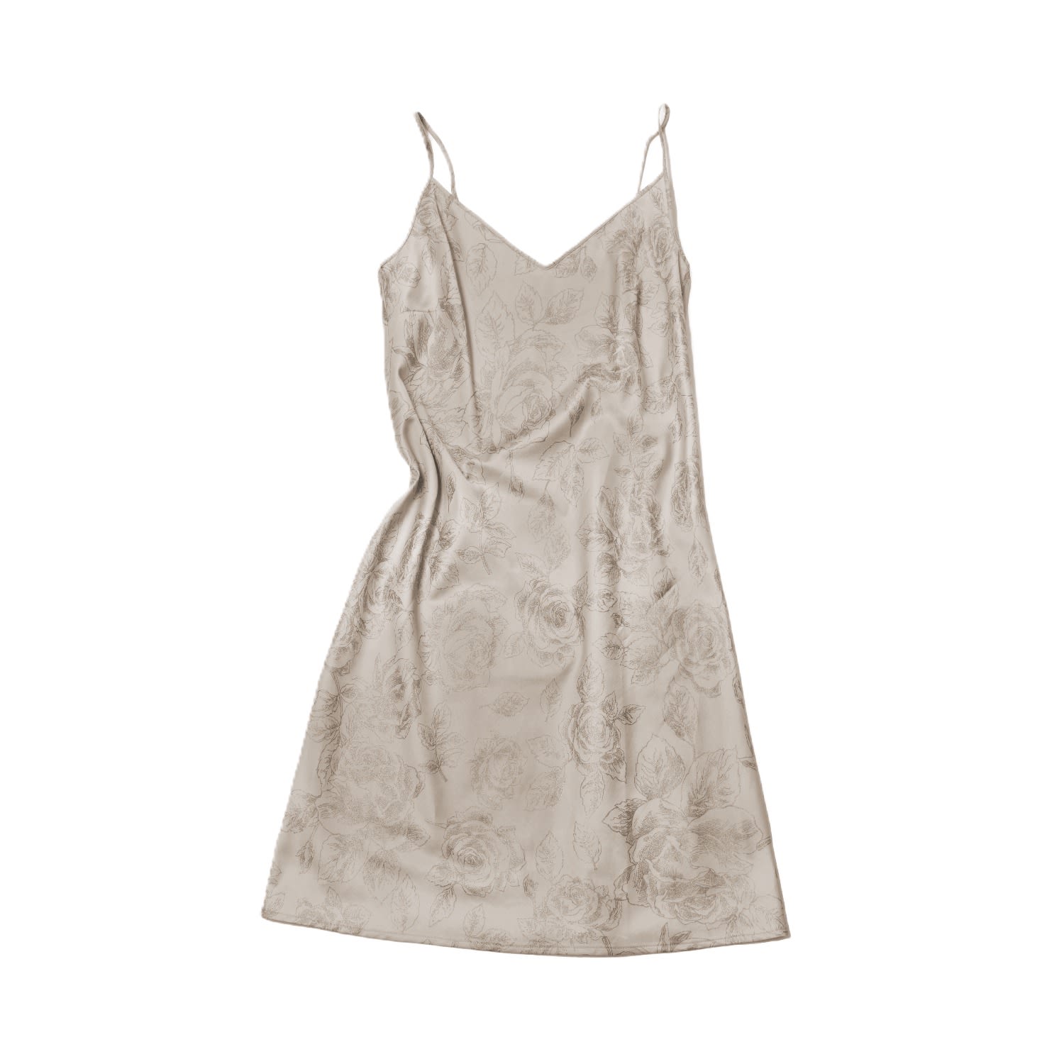 Decoflux Home Women's Neutrals / Brown Pajama Dress - Rose Line Almond In Brown