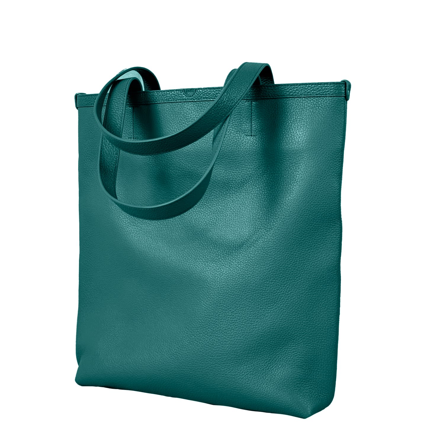 Godi. Women's The Ivy Handmade Leather Tote Bag In Green