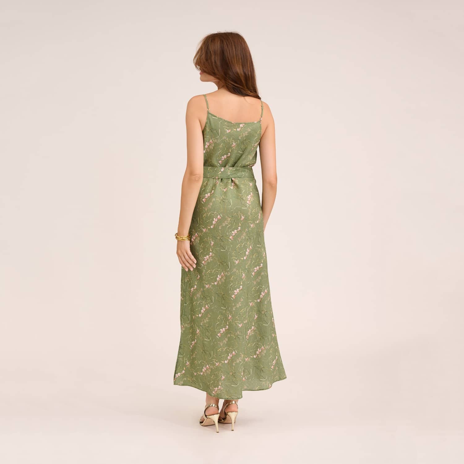 Linen Dress Dreamy Moss | DecoFlux Home | Wolf & Badger