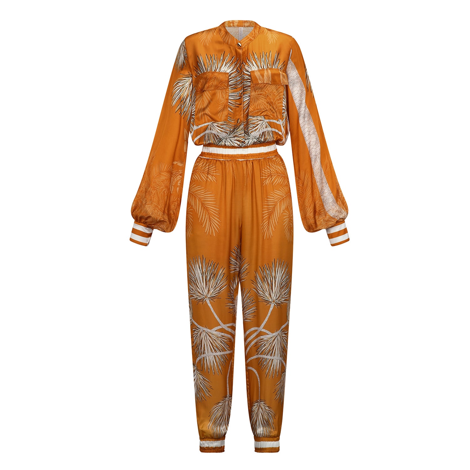 Aguaclara Women's Yellow / Orange Villa Orange Jumpsuit In Yellow/orange
