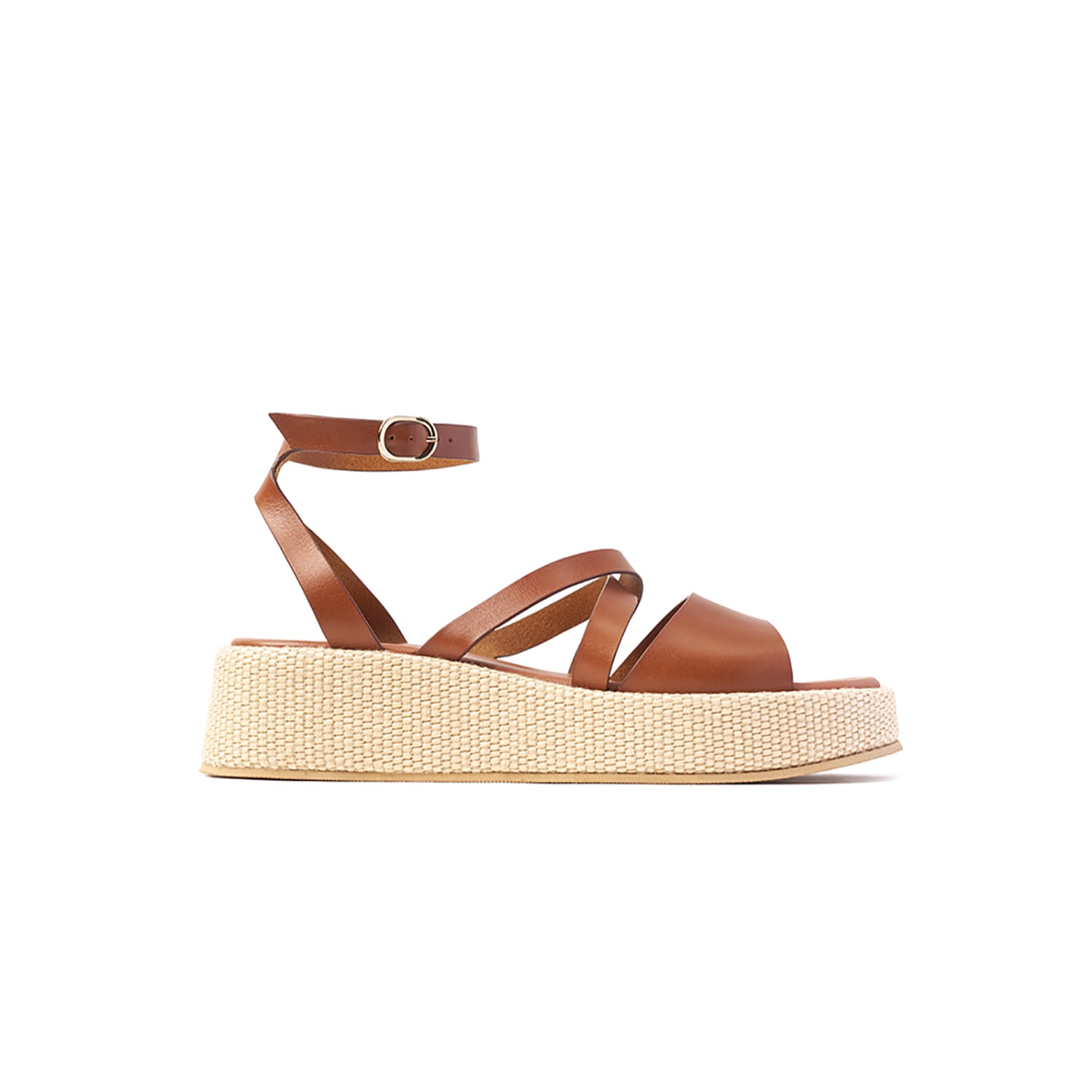 Women’s Rimini Flatform Sandal - Brown 4 Uk Mavette