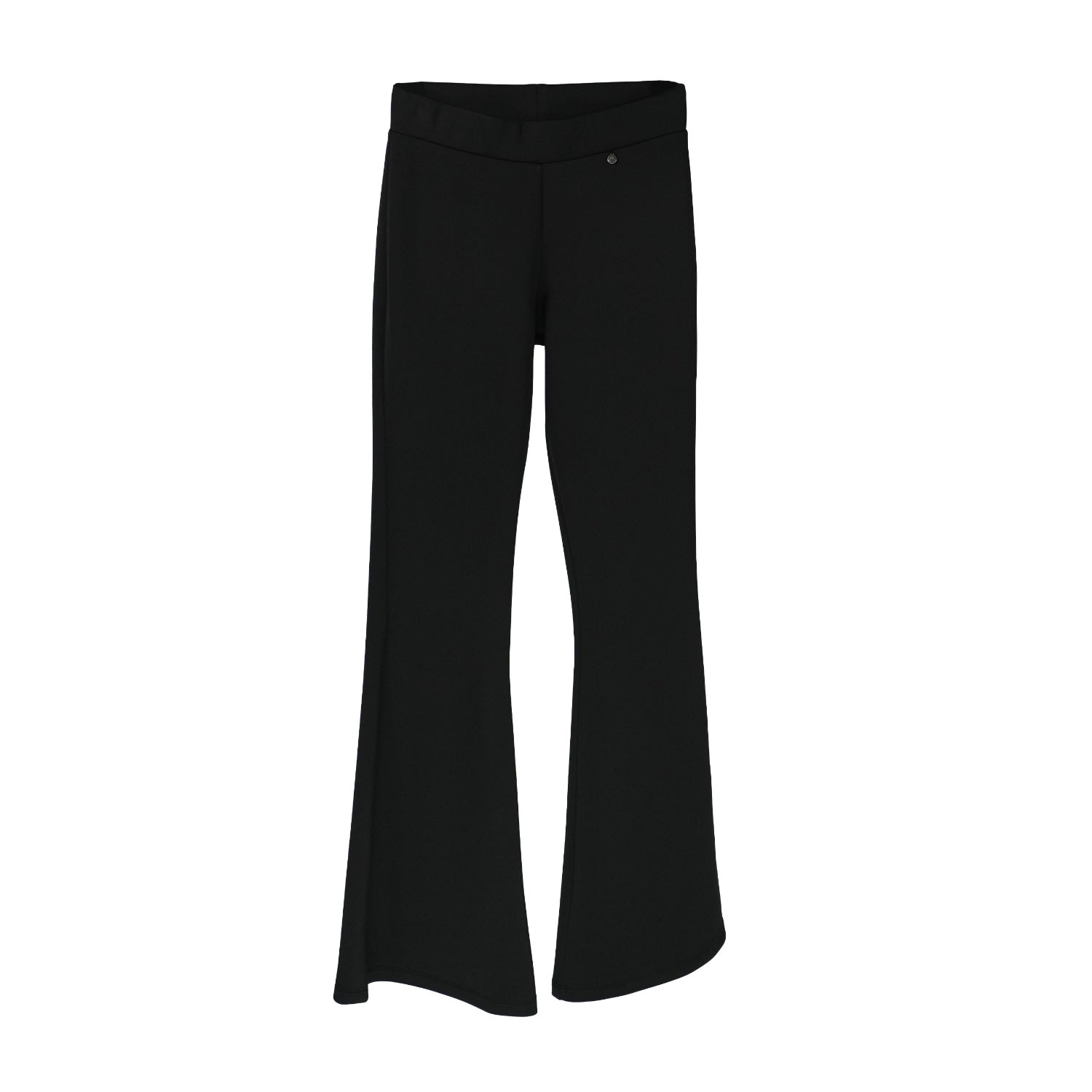 Women’s Black Scuba Trousers With Elastic Waistband S/M You