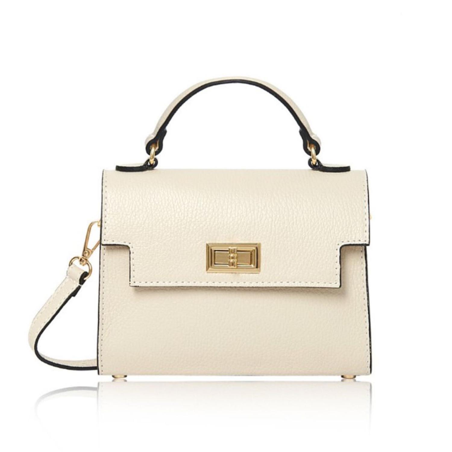 Betsy & Floss Women's Red Forli Top Handle Handbag In Cream In Red