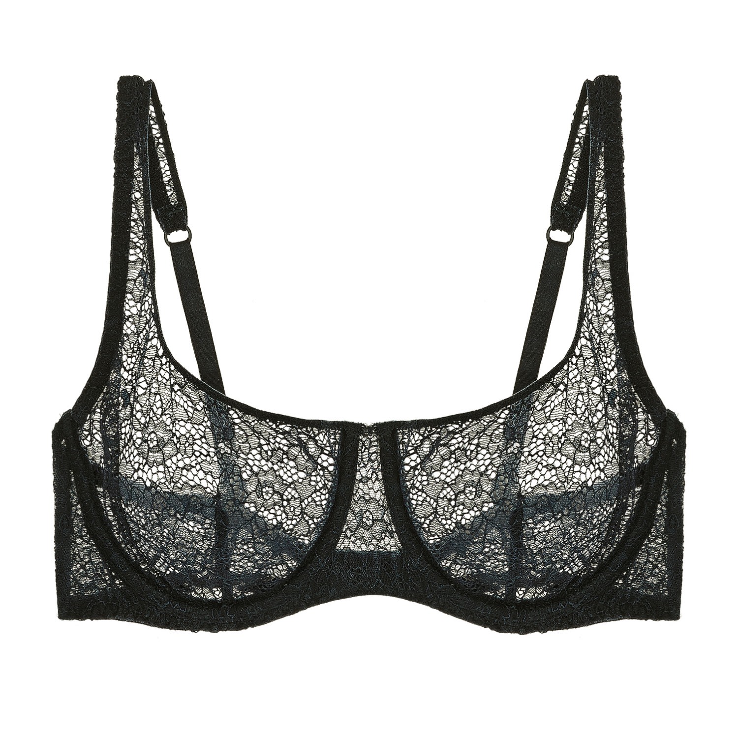 Women's Black Alix Demi Scoop Bra Noir