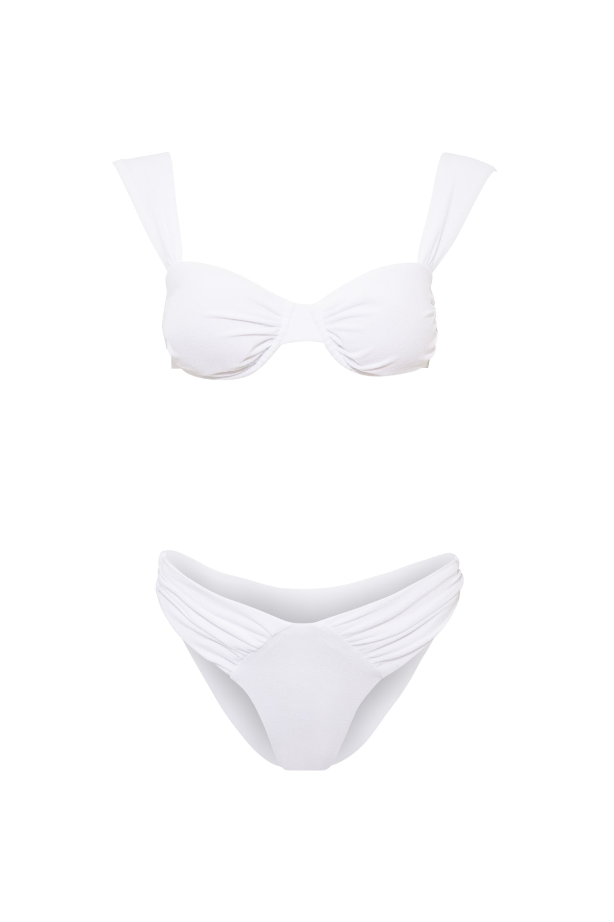 Luna B Women's Anna Bikini Bottom White In White