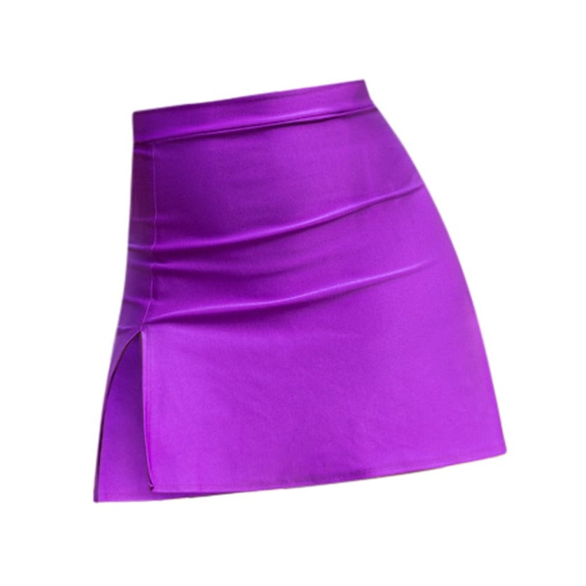 Women’s Pink / Purple Kamsar Skirt In Amethyst Extra Small Sincerely Ria