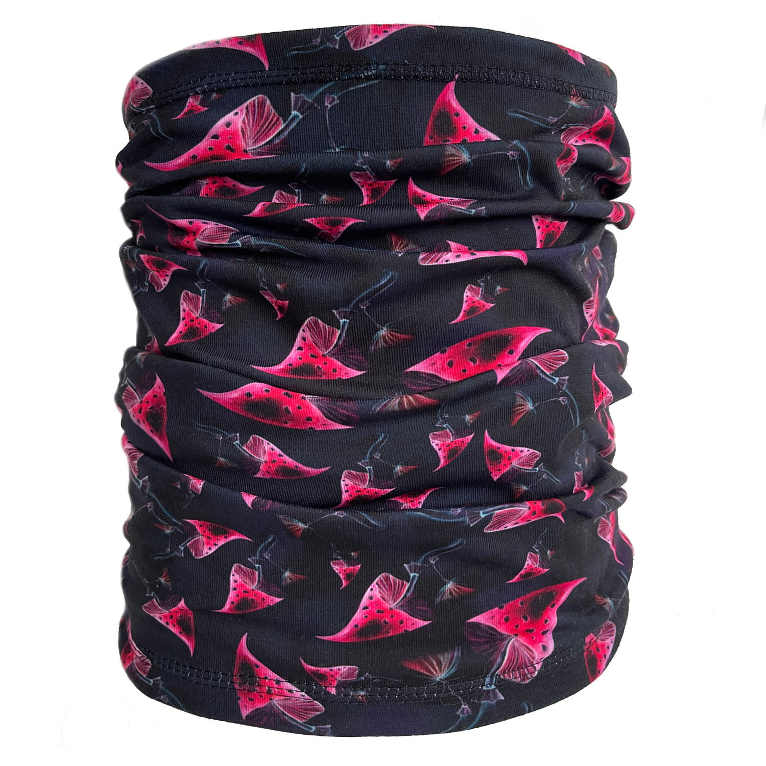 Women's Black Neck Gaiter Amanita Muscaria | Vetka