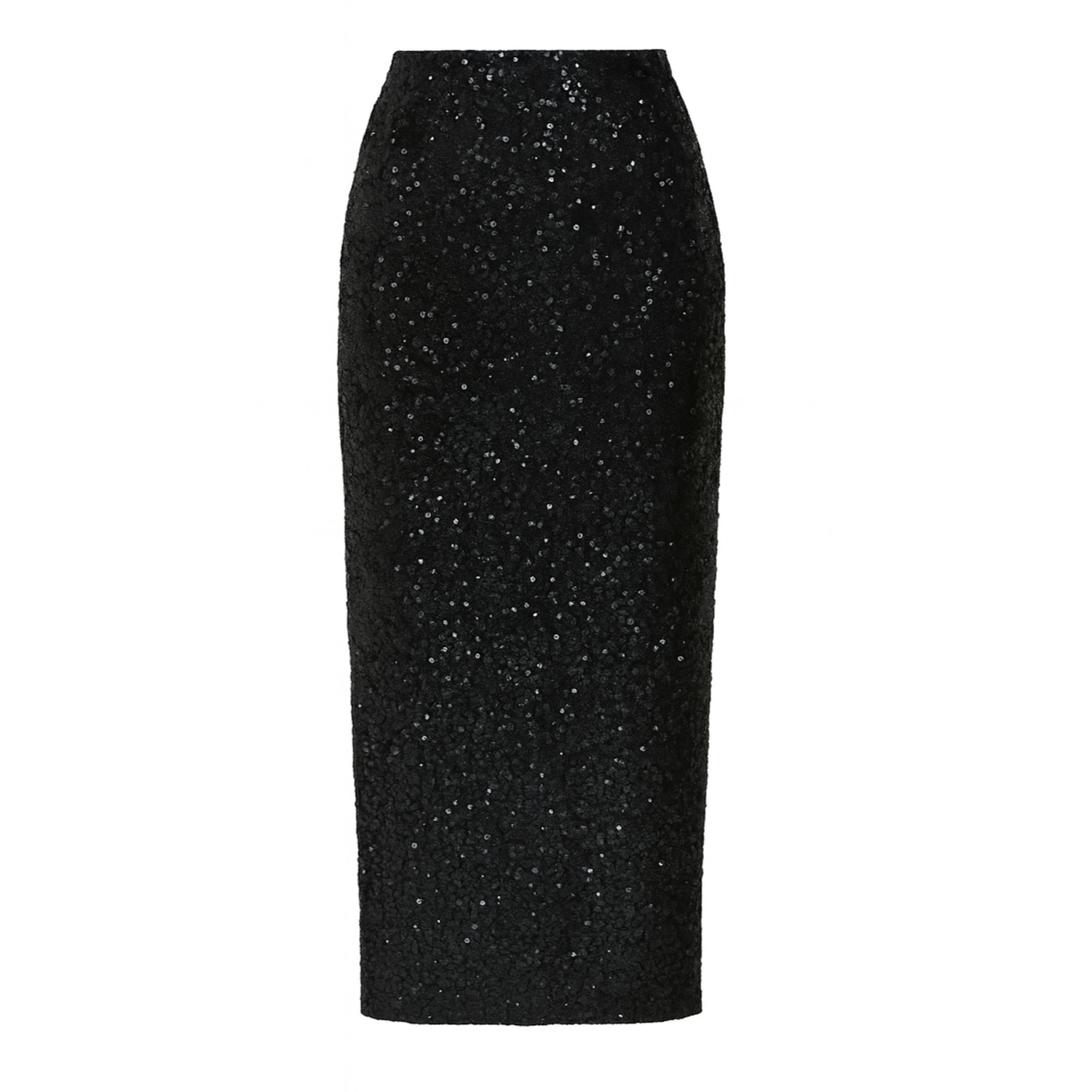 Angelika Jozefczyk Women's Sequin Pencil Black Skirt Stardust In Black