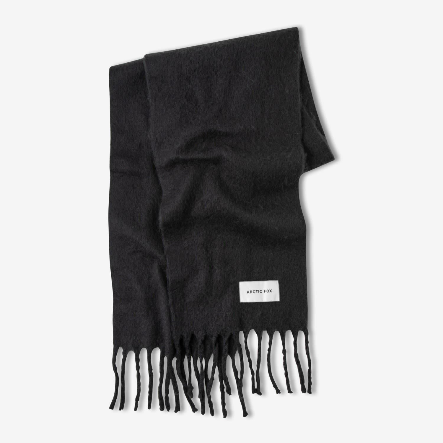 Women’s The Reykjavik Scarf In Black Arctic Fox & Co.