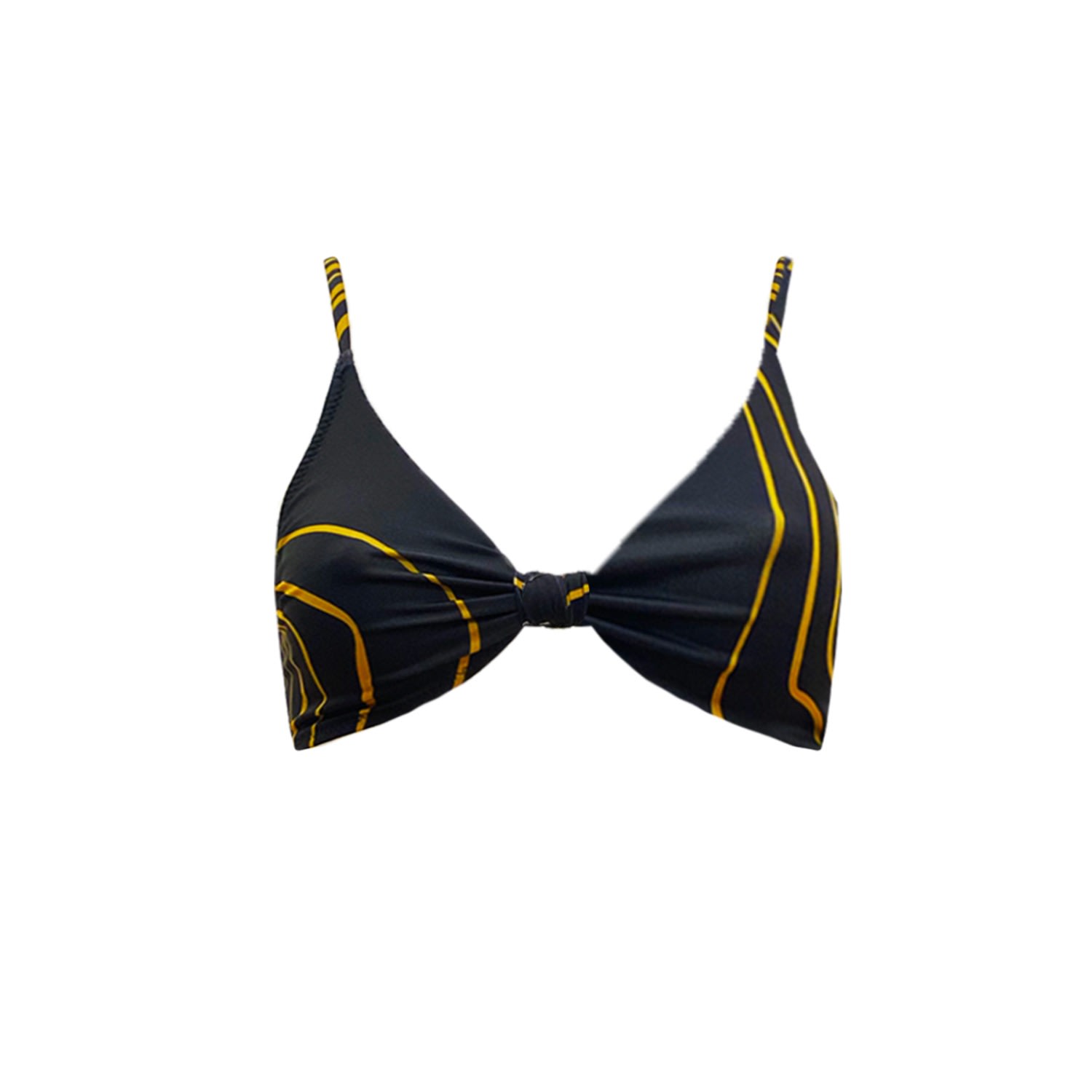 Aulala Paris Women's Aulala X Frost - Emerging From Dream Knotted Top - Black In Black