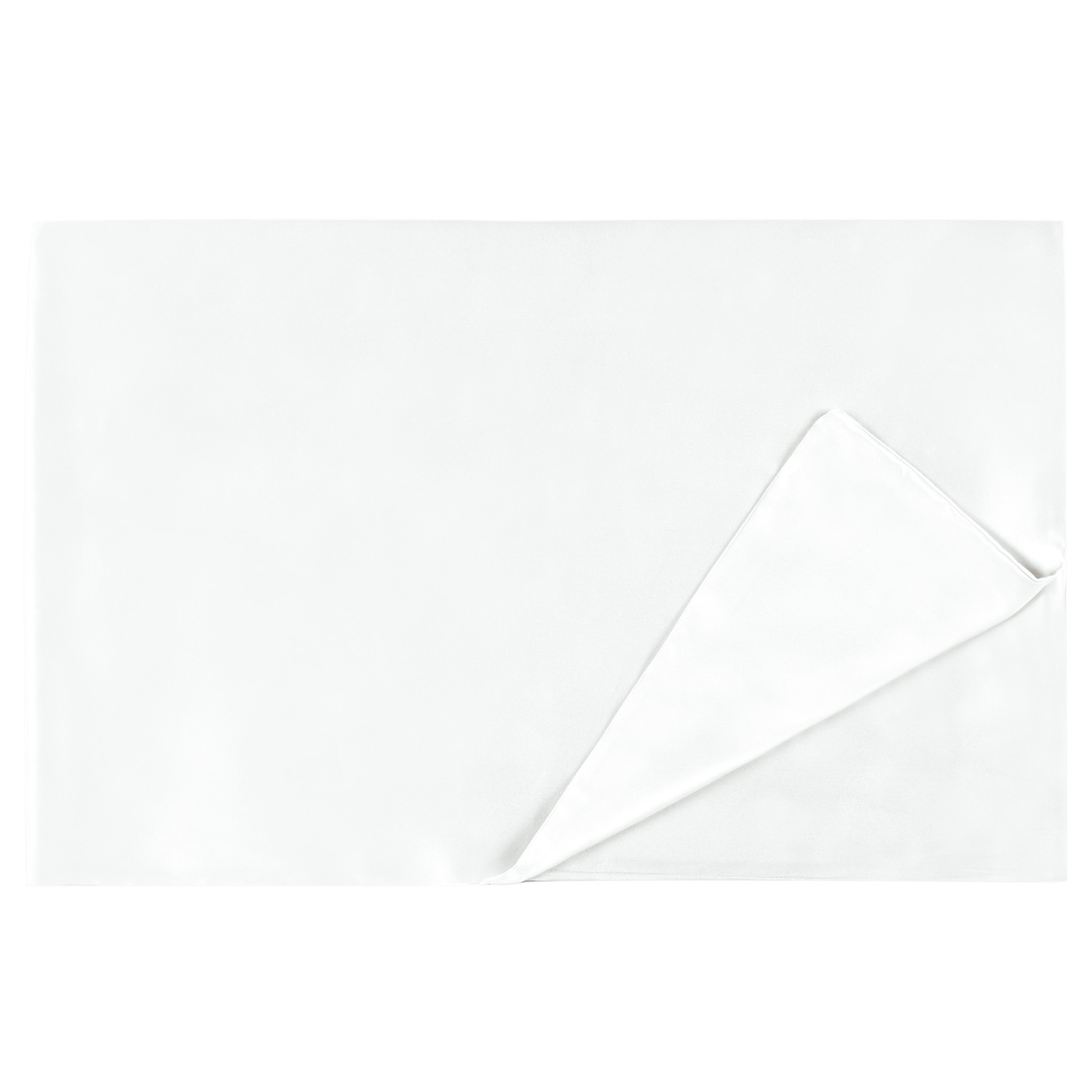 Manito The Twenty Two Silk Duvet Cover - Peony White In White