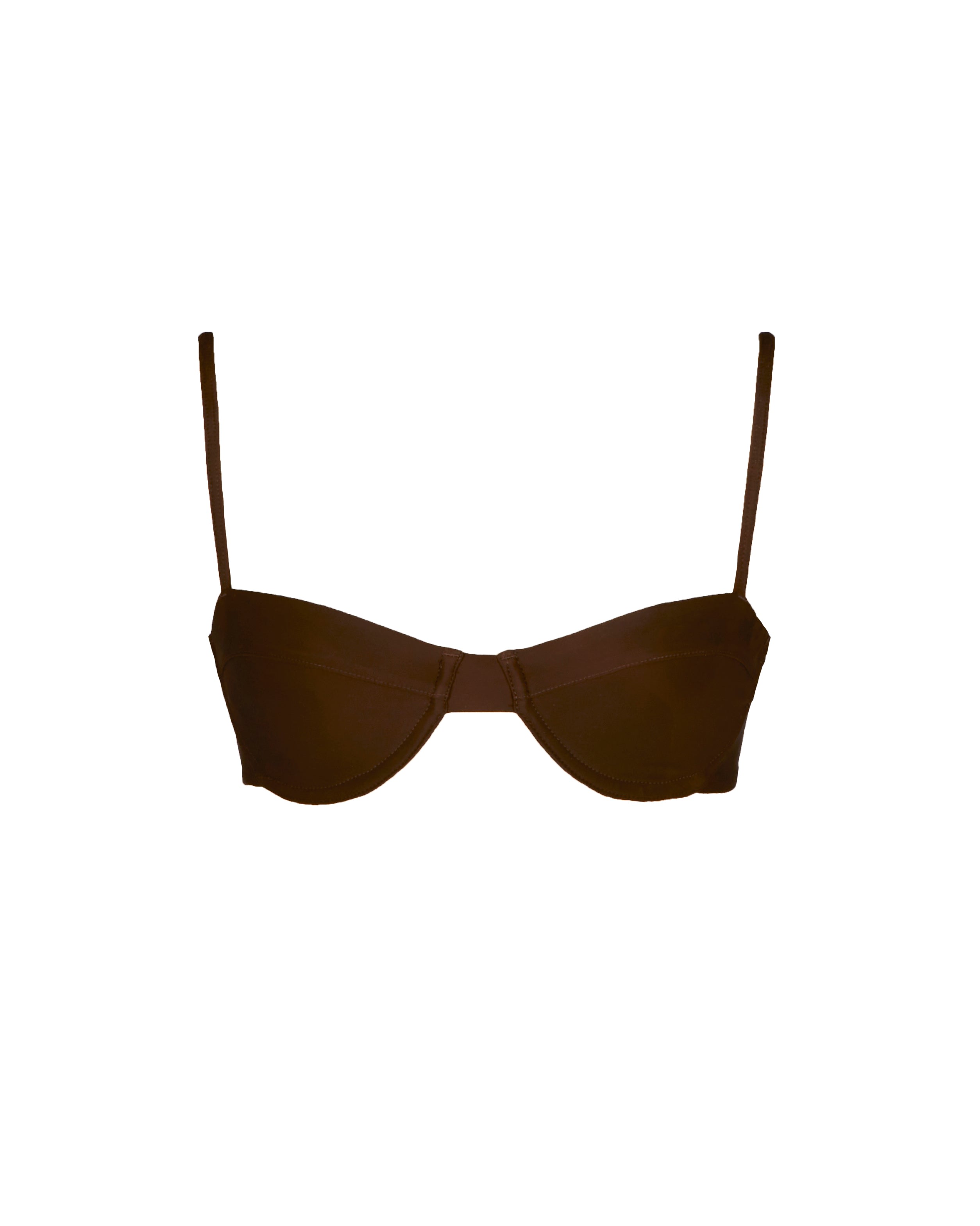 Meridian Swimwear Women's Solstice Bikini Top - Brown In Brown