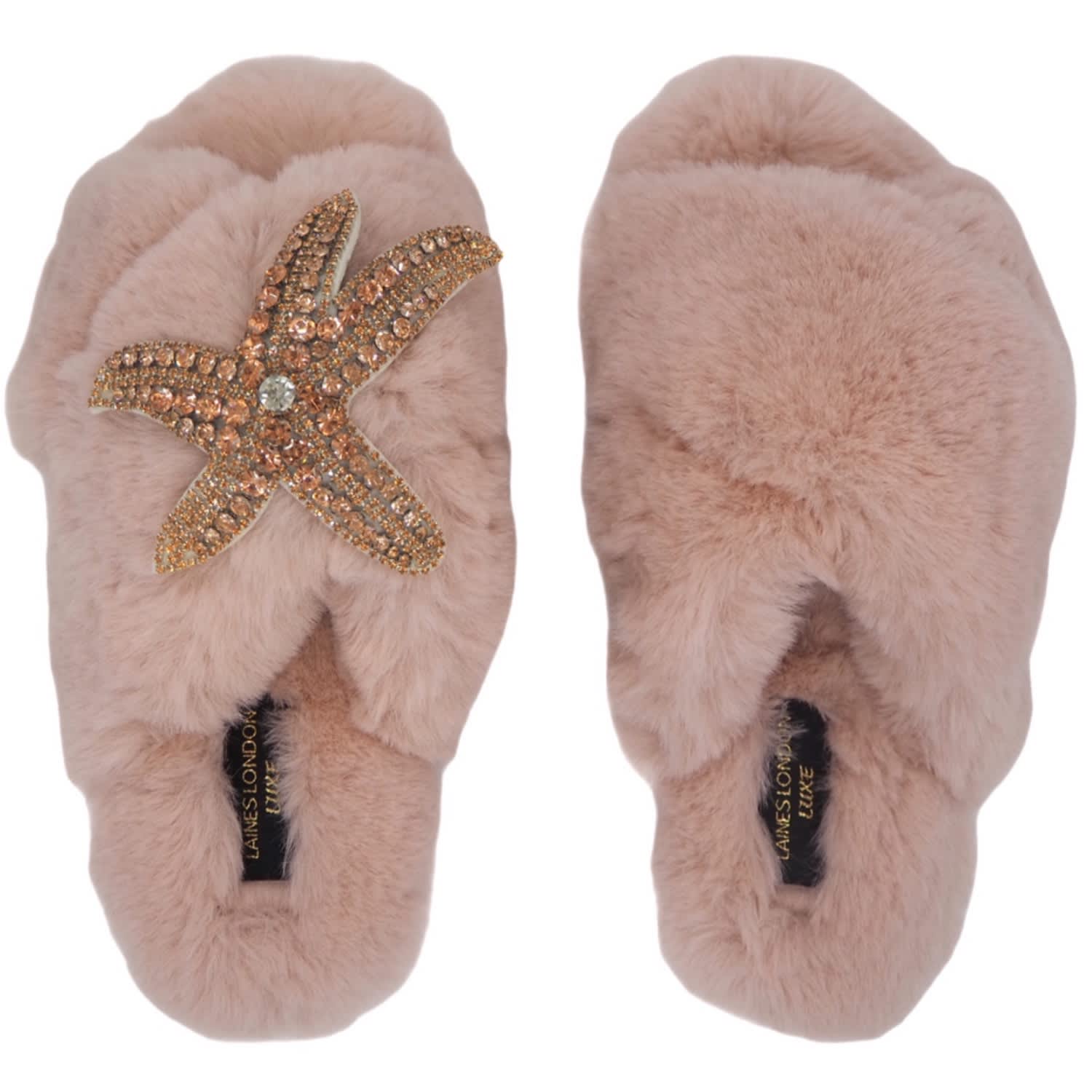 rose gold slippers