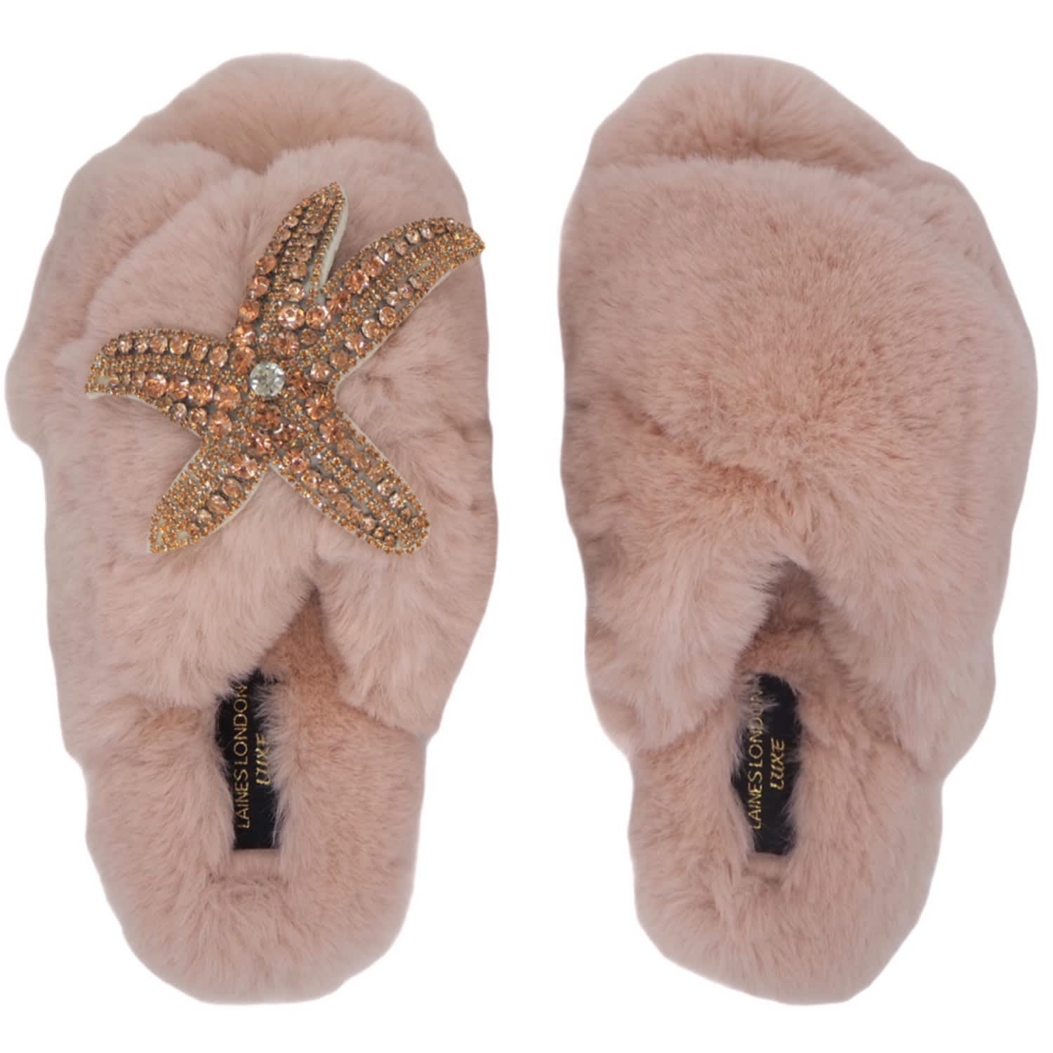 rose gold slippers