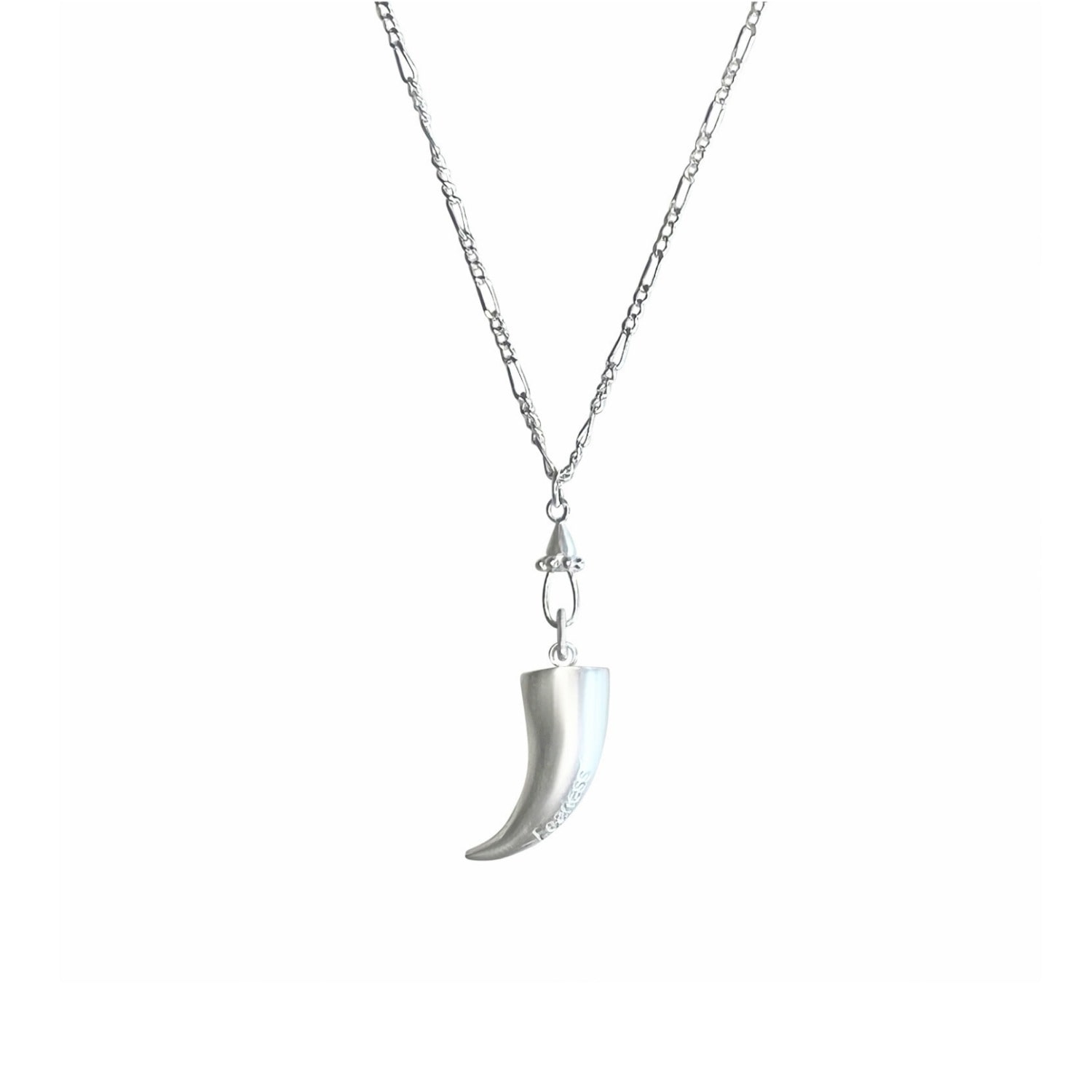 Rize Women's Fearless Tigress Necklace  - Sterling Silver In Metallic