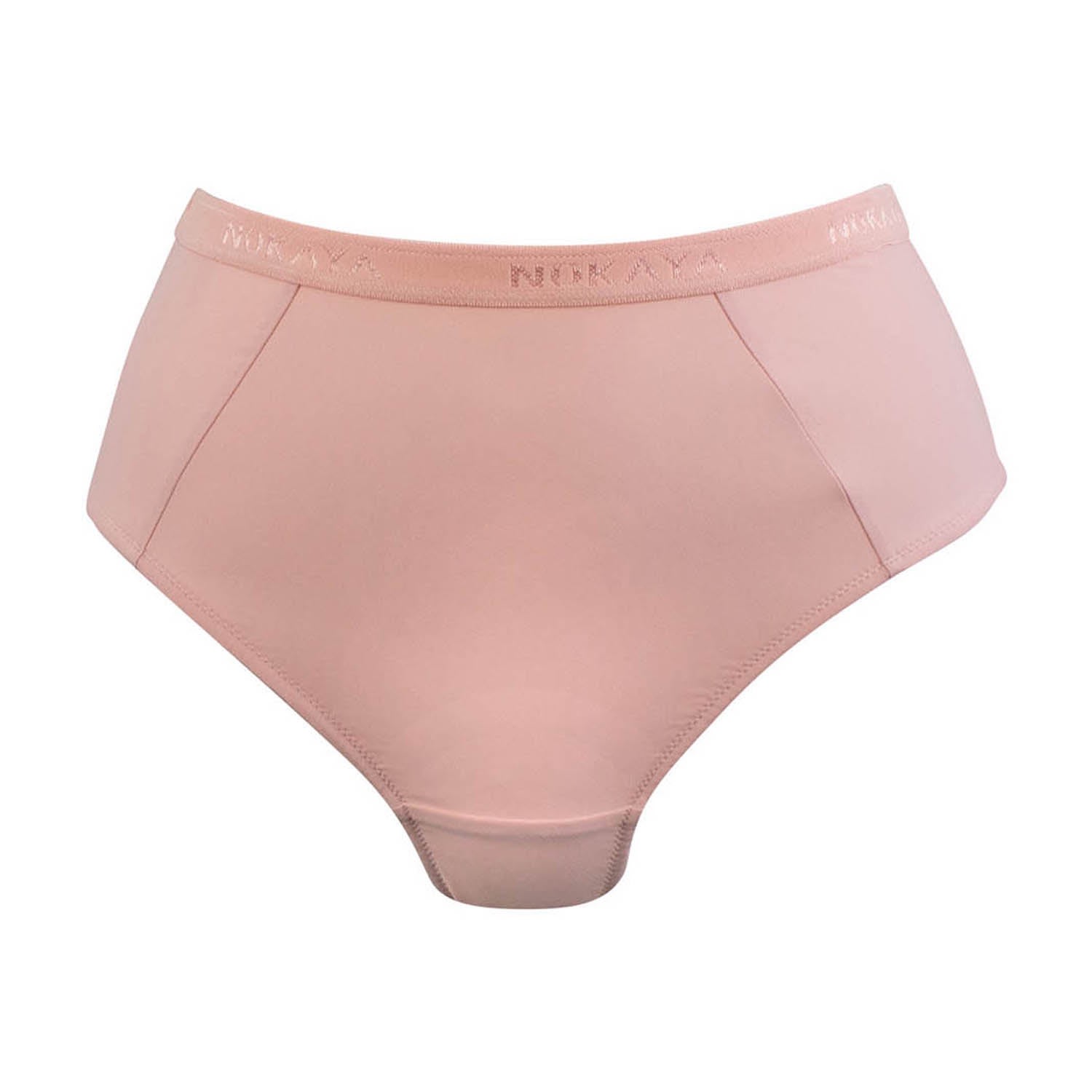 Nokaya Women's Rose Gold Ultra High Waist Bikini - Bouquet In Pink