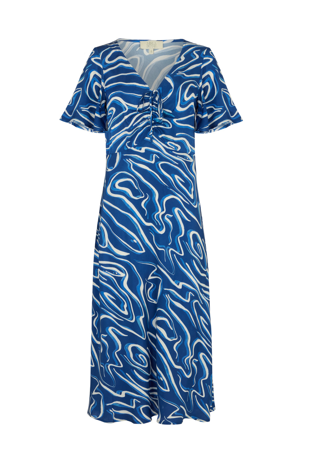 Women’s Dahlia Dress Blue XXL Mirla Beane