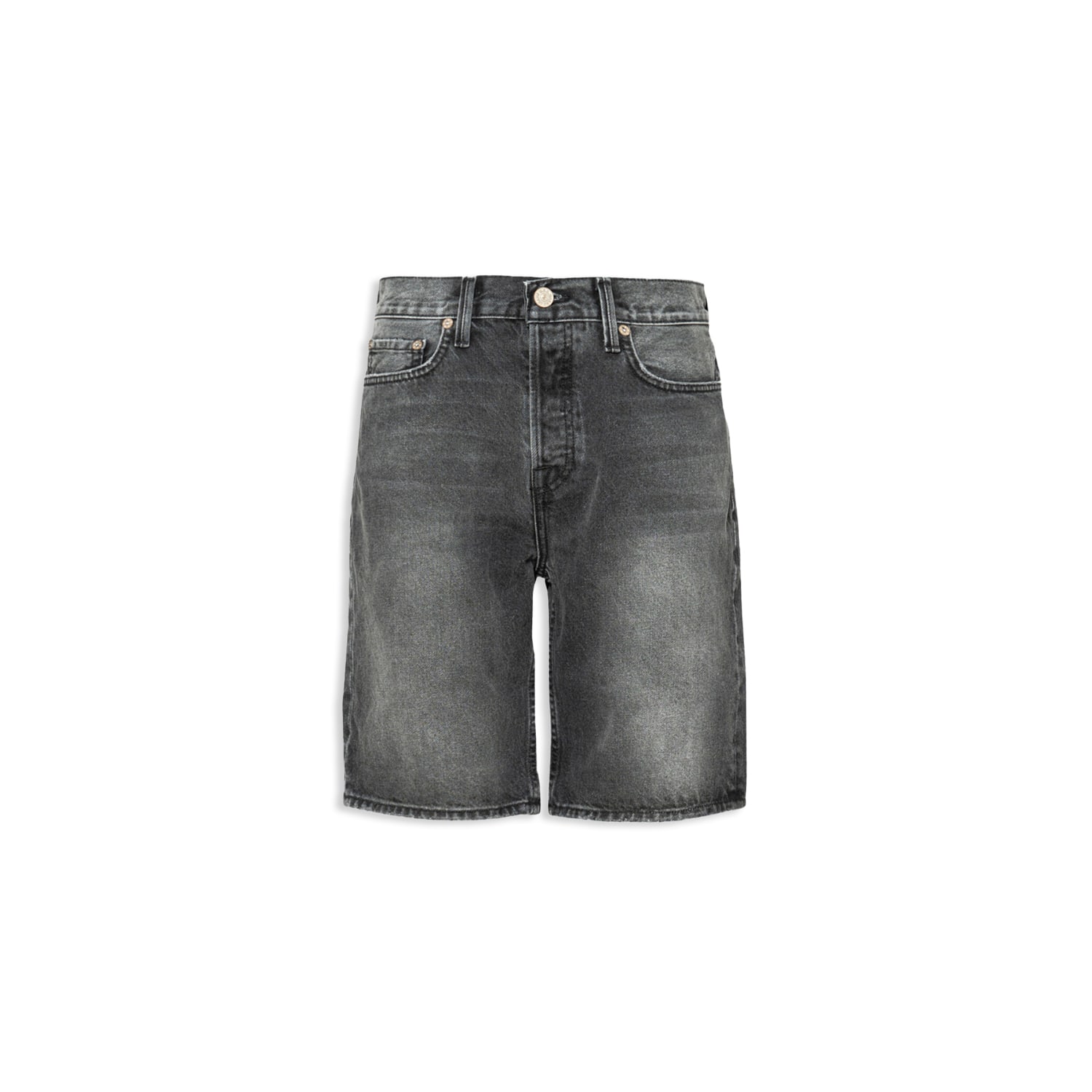 Noend Denim Black Muse Denim Shorts In Mesquite In Black